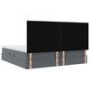 vidaXL Lova su daiktų laikymo vieta ir čiužiniu 200 x 200 cm Aksomas