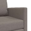 vidaXL Grindų sofa-lova, 2-1, taupe spalvos, 112x174x55cm, audinys