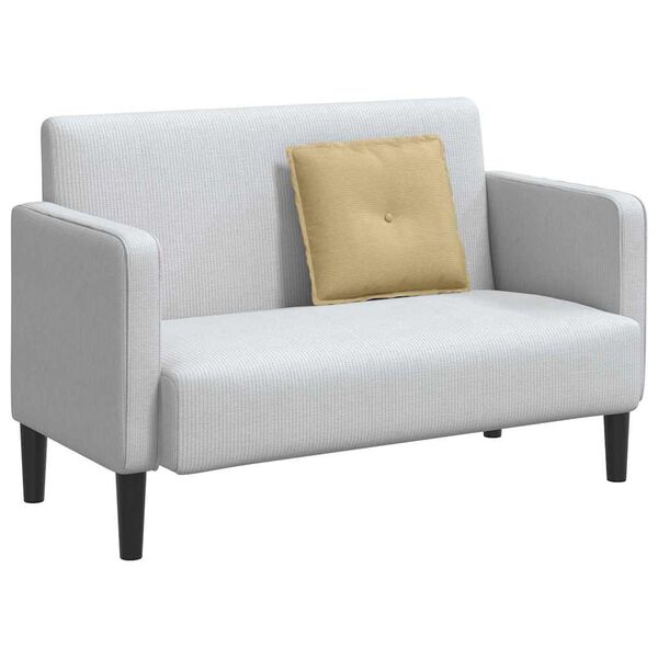 vidaXL Apsaugos Pagalvė Pilkai žalia 50 x 45 cm Kordūrinis audinys