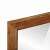 vidaXL Vonios veidrodis Ruda 50 x 22 x 70 cm Kietos akacijos mediena