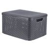 Curver Daiktadėžė su dangčiu Style, metalinė sidabrinė, 30l, L