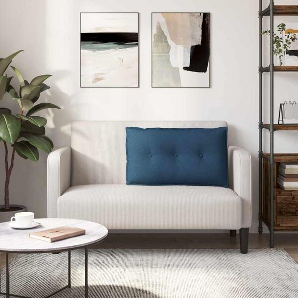 vidaXL Apsaugos Pagalvė Mėlyna 80 x 19 x 50 cm audinys