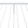 vidaXL Lovos rėmas su galvūgaliu/kojūgaliu, baltas, 75x190cm, metalas