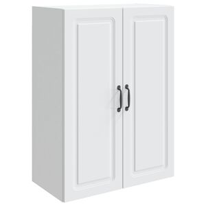 vidaXL Prie sienos montuojama spinta 66 x 34,5 x 90 cm Balta