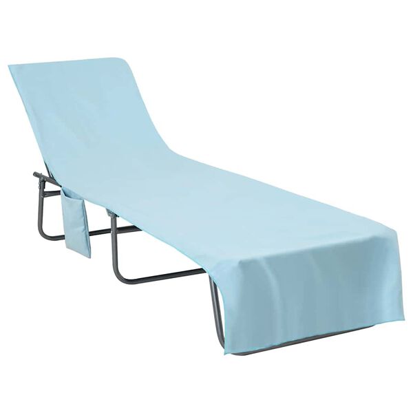 vidaXL Gulinčio rankšluosčiai 2 pcs Mėlyna 210 x 75 cm