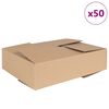 vidaXL Sulankstoma dėžė 50 pcs Natūrali 40 x 30 x 10 cm Kartonas