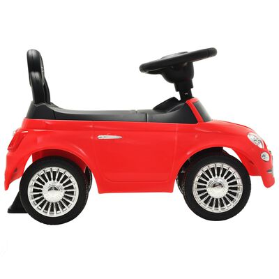 vidaXL Vaikiškas automobilis Fiat 500, raudonas