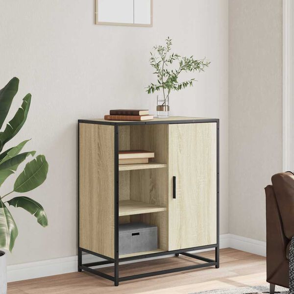 vidaXL indauja Sonoma ąžuolas 62x35x76 cm inžinerinė mediena