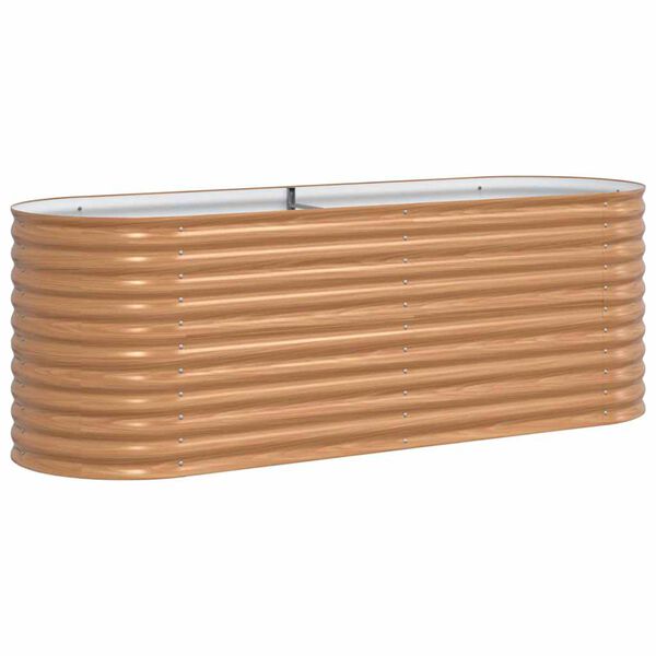 vidaXL Pakelta lova Ruda 240 x 80 x 81 cm Plienas