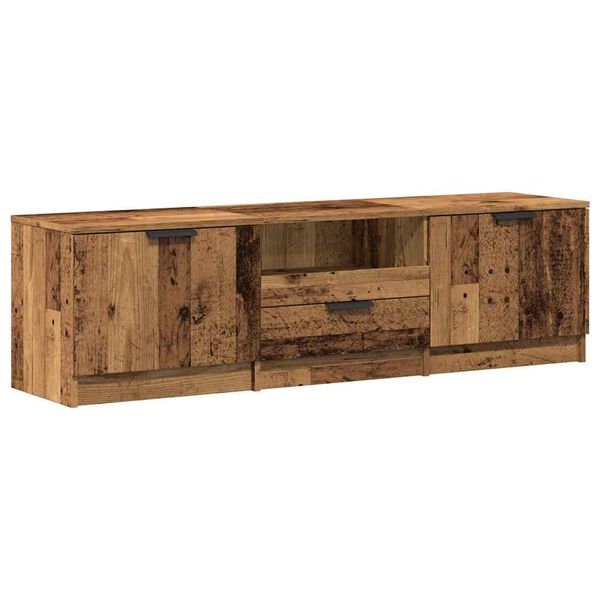 vidaXL televizoriaus spintelė Old Wood 140x35x40 cm Engineered Wood