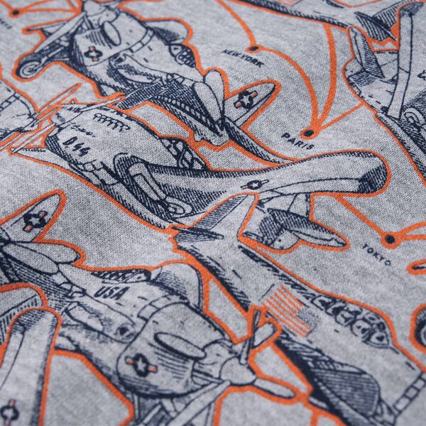 Vaikiškas sportinis megztinis, pilkos spalvos mišinys, 140 dydžio