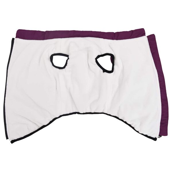 vidaXL &Scaron;uns Kailinis su pavadėliu Violetinė L52 Fleece ir poliesteris