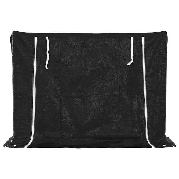 vidaXL Stovas malkoms su apdangalu nuo lietaus, 151x40,5x110,5cm