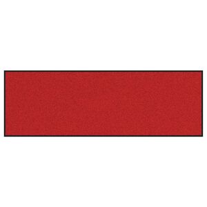 vidaXL Durų kilimėlis Raudona ir Juoda 60 x 180 cm 100% poliamidas