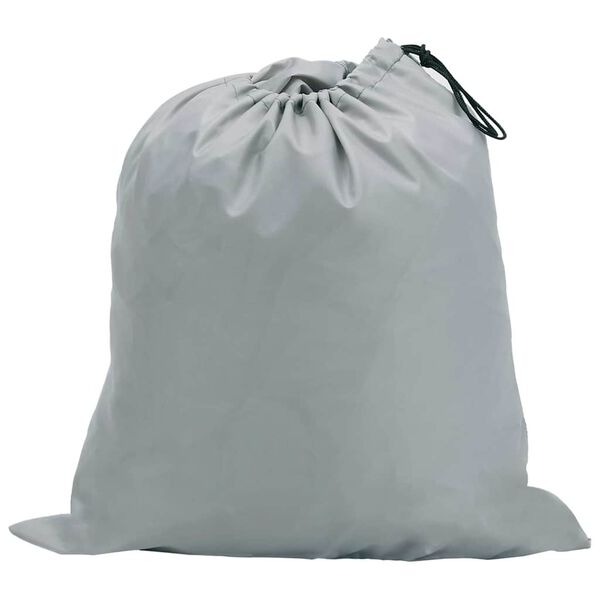 vidaXL Valties uždangalas, pilkos spalvos, 760x350x40 cm