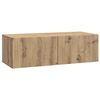 vidaXL Sieninė TV spintelė Artisano ąžuolo 98 x 41 x 30 cm