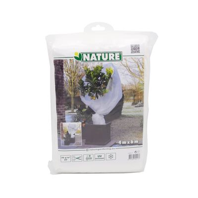 Nature Apsauginis uždangalas augalams, baltas, 4x6m, flysas, 30g/m²