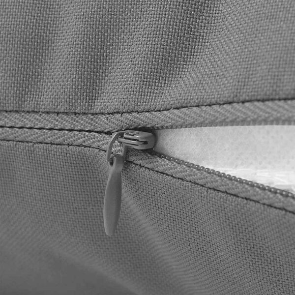 vidaXL Lauko pagalvės, 2 vnt., pilkos spalvos, 45x45cm