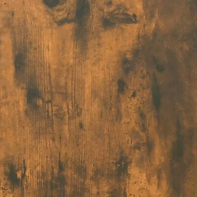 vidaXL Komoda, dūminio ąžuolo spalvos, 35x34x180cm, apdirbta mediena