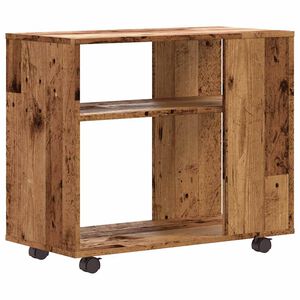vidaXL &scaron;oninis staliukas Sena mediena 70x35x60,5 cm Inžinerinė mediena