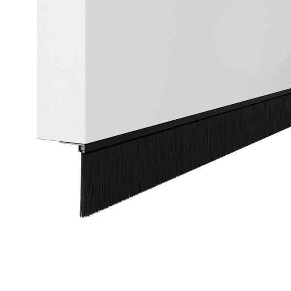 vidaXL Sukabinamų durų &scaron;epetėlių sandarikliai 6 pcs Juoda 100 cm