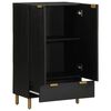 vidaXL Highboard Black 60x33x100 cm Engineered Wood