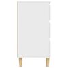 vidaXL Šoninė spintelė, baltos spalvos, 60x35x70cm, apdirbta mediena