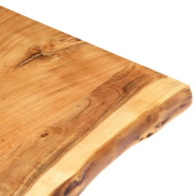 vidaXL Stalviršis, 118x(50-60)x2,5cm, akacijos medienos masyvas
