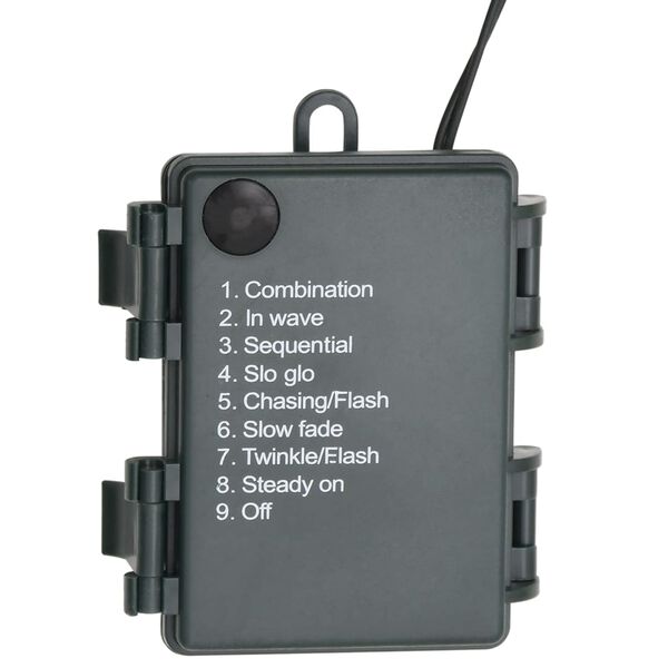 vidaXL Kalėdinis vainikas su LED lemputėmis, žalios spalvos, 45cm, PVC