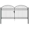 vidaXL Tvora vartai ASSEN 301 x 200 cm Plienas Pilka Užrakintas