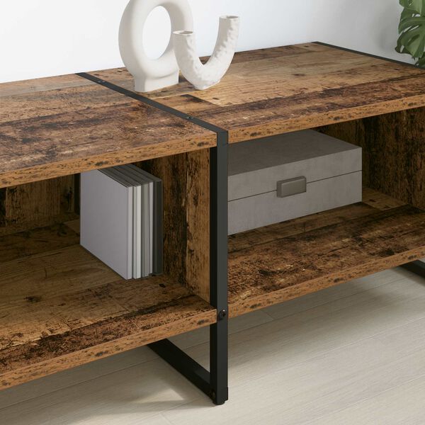 vidaXL Televizoriaus spintelė Senovinis medis 170.5 x 36 x 30.5 cm