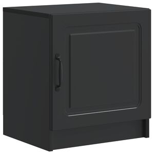 vidaXL &Scaron;alia lovos spintelė Juoda 43 x 34,5 x 47 cm Apdirbta mediena