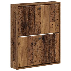 vidaXL Sieninis batų kabinetas BREDA 71 x 17 x 86 cm Apdirbta mediena