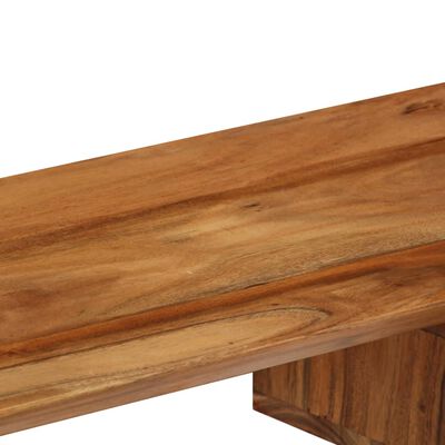 vidaXL Kavos staliukas, 120x50x45 cm, akacijos medienos masyvas