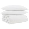 vidaXL Žiemos antklodė su pagalve 3 vnt. Balta Plunksna