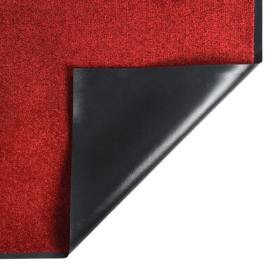 vidaXL Durų kilimėlis, raudonos spalvos, 80x120cm
