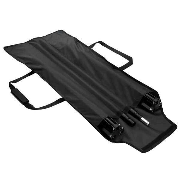 vidaXL Fono rėmo sistema, 300 x 300 cm, juoda