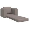 vidaXL Sofa lova Taupe 98 x 71 x 83 cm Aksomas