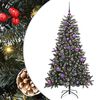 vidaXL Dirbtinė Kalėdų eglutė Žalia 150 cm PVC, plastikas ir plienas