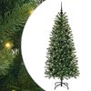 vidaXL Dirbtinė Kalėdų eglutė su 150 LED Žalia 150 cm PE ir PVC