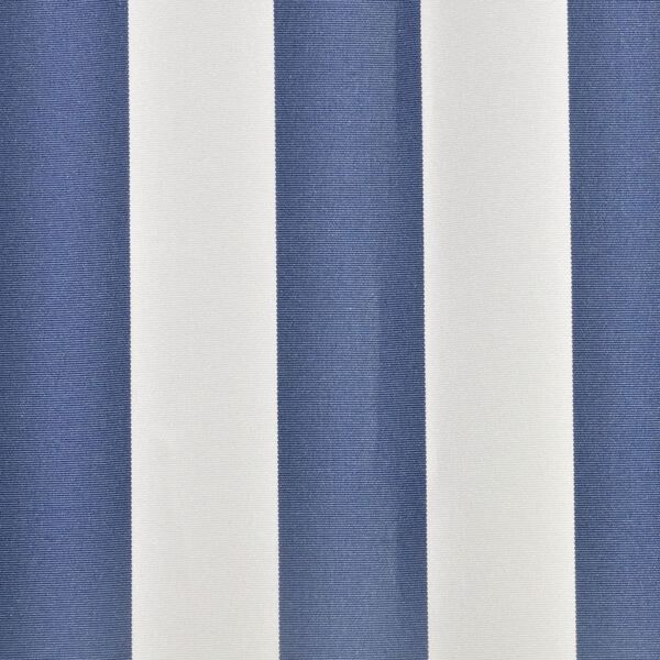 vidaXL Markizės uždangalas, mėlyna ir balta, 500x300 cm