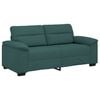 vidaXL Dvivietė sofa, tamsiai žalia, 180x81x84 cm, audinys