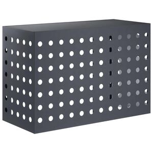 vidaXL Kondicionierių uždangalas Antracito 90 x 40 x 60 cm Plienas
