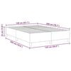 vidaXL Platforminės lovos rėmas Mėlyna 140 x 200 cm audinys