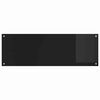 vidaXL Virtuvės užpakalinė plokštė 2 pcs Juoda 120 x 40 cm