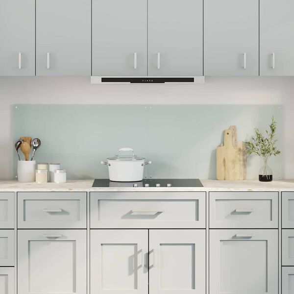 vidaXL Virtuvės užpakalinė plok&scaron;tė 2 pcs Balta 90 x 50 cm