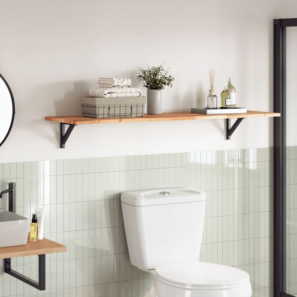 vidaXL Stalvir&scaron;is, 120x40x2cm, akacijos masyvas, stačiakampis