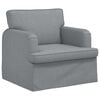 vidaXL Sofa 2 pcs &Scaron;viesiai pilka