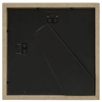 vidaXL 3D Nuotraukų rėmeliai, 3vnt., tamsios medienos, 28x28cm