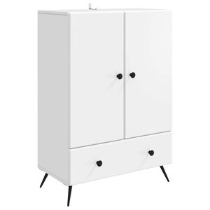 vidaXL Kabalas Balta 66 x 34,5 x 95 cm Apdirbta mediena